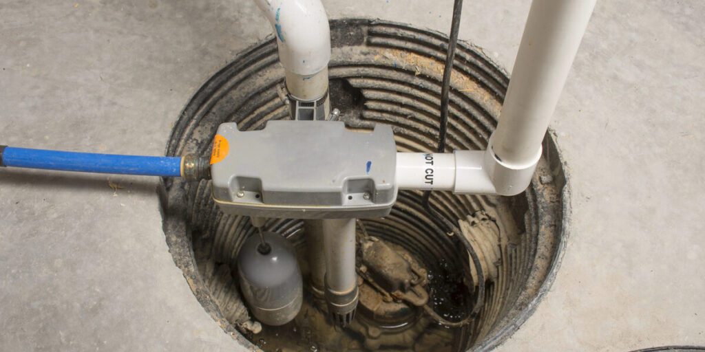 sump pump to help with flooding